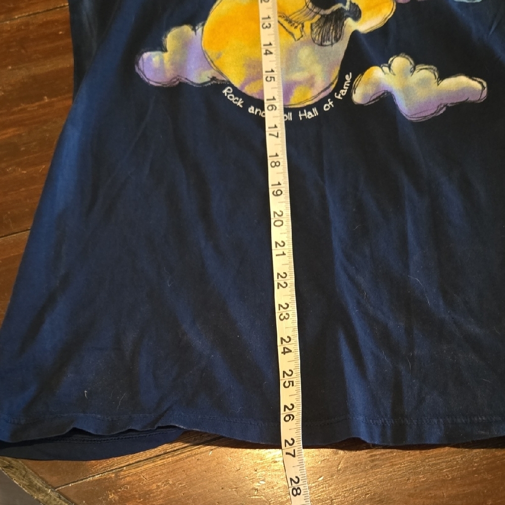 Rock-n-Roll Hall of Fame Women’s Navy Graphic Guitar Tee - Unbranded #943 - Picture 3 of 9